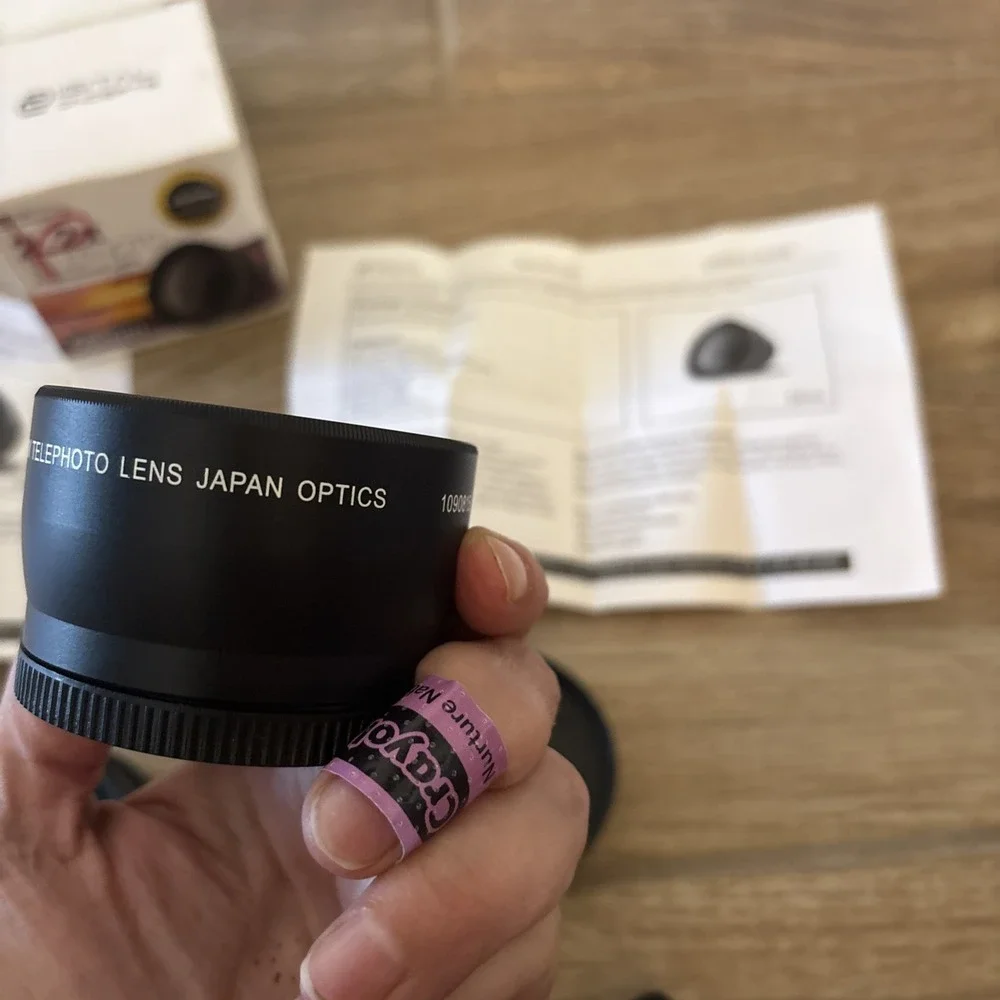 Digital Concepts High Definition 2.2X58mm Telephoto Lens 0.43x 58mmWide Angle